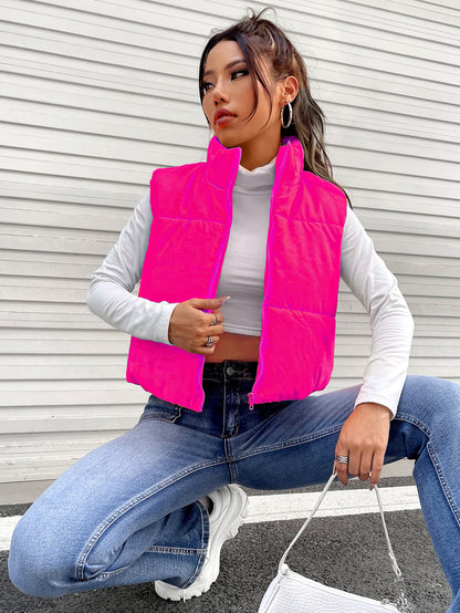 Zip-Up Puffer Vest