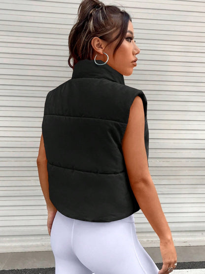 Zip-Up Puffer Vest